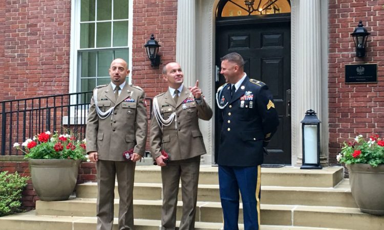 Between June 8-14, 2019, a series of meetings with veterans serving on war missions in Afghanistan took place on the East Coast of the United States. The meetings were organized by the Committee for the celebration of the Smolensk Catastrophe and Katyn Genocide in American Częstochowa. Special participants in this project were the protagonists of the series “Veterans Ripped Out of Death"; directed by Grzegorz Zasępa: Lieutenant Karol Cierpica, former soldier of the18th Airborne Battalion in Bielsko-Biała, platoon officer Marcin Kulas from the 6th Airborne Brigade in Kraków, and sergeant Corey Speck from the Georgia Army National Guard, as well as the director of the series himself...